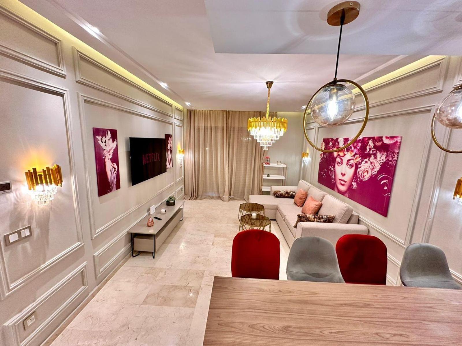 Appartement Luxueux Avec Piscine 10 Minutes Du Centre Ville Marrakesh Extérieur photo