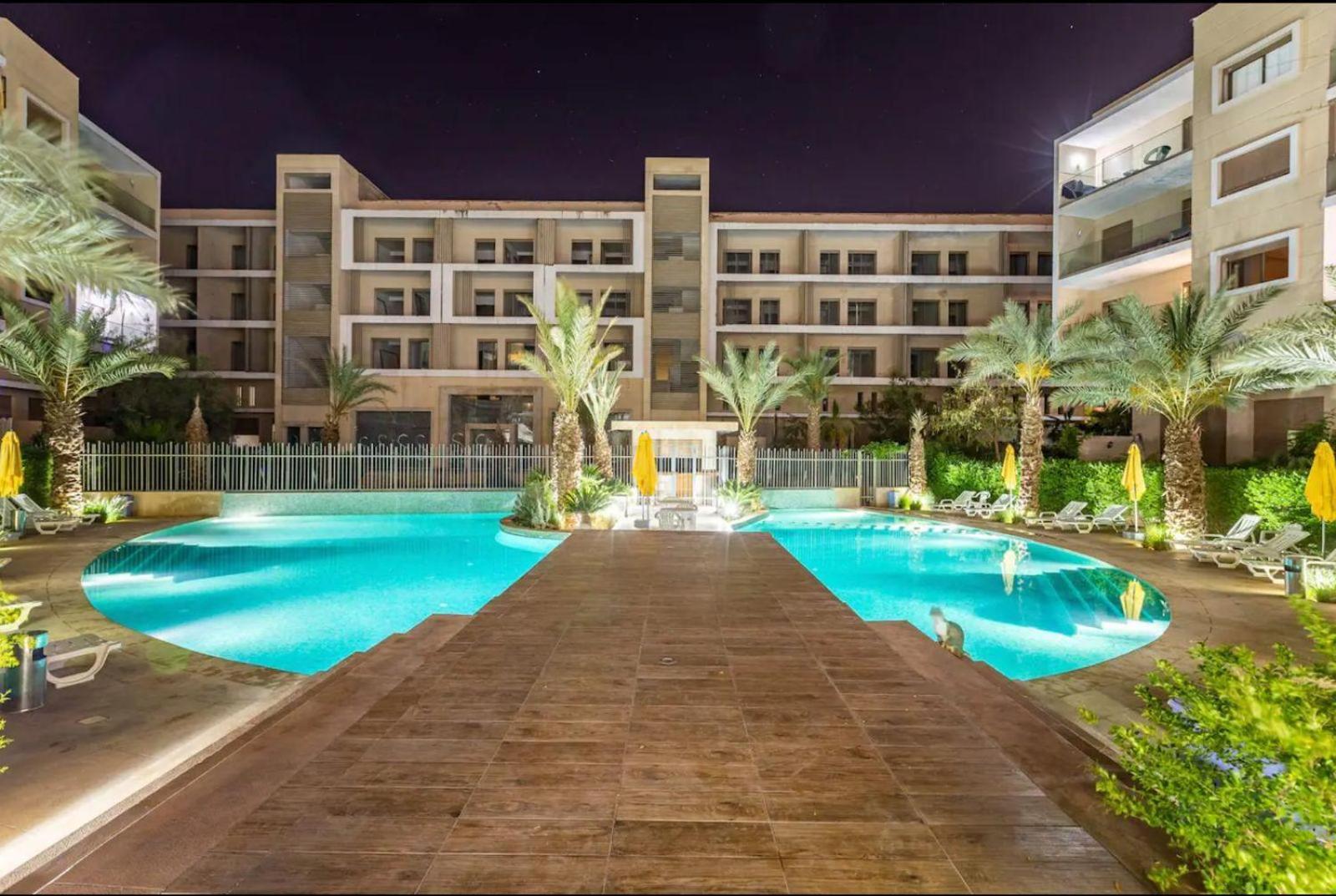 Appartement Luxueux Avec Piscine 10 Minutes Du Centre Ville Marrakesh Extérieur photo