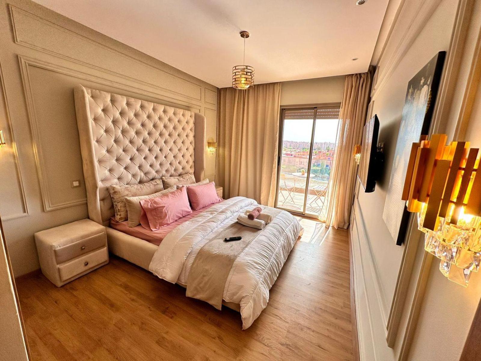 Appartement Luxueux Avec Piscine 10 Minutes Du Centre Ville Marrakesh Extérieur photo