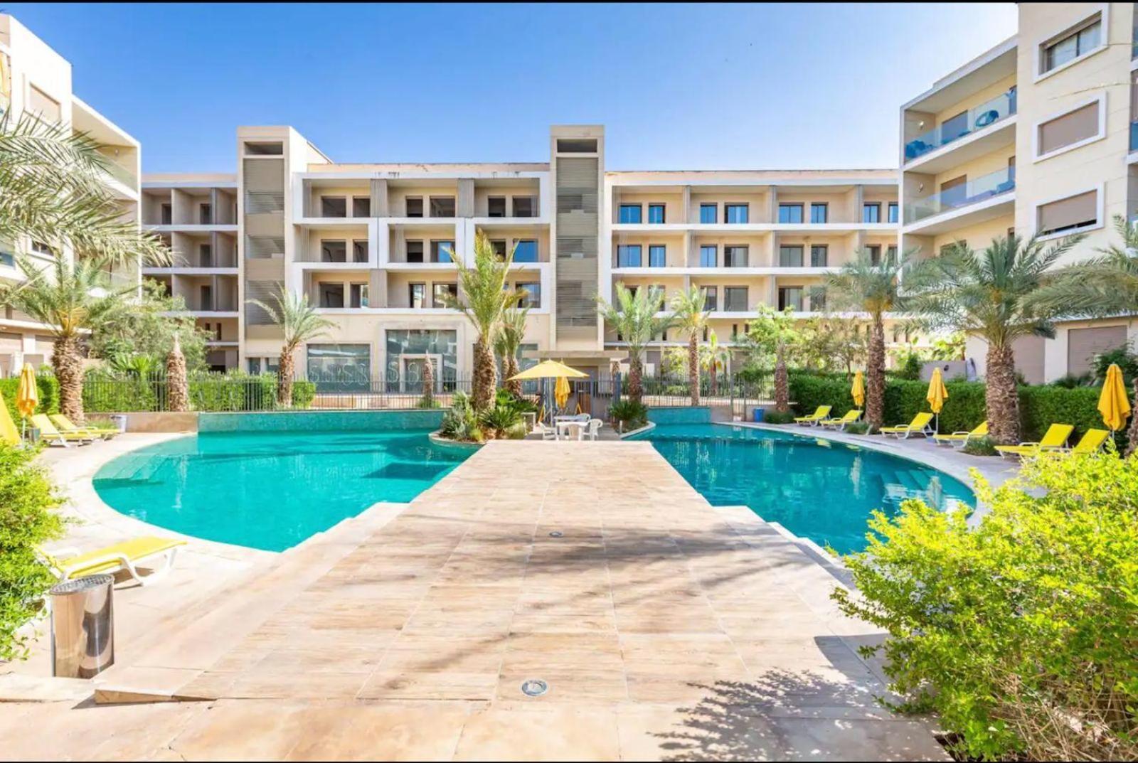 Appartement Luxueux Avec Piscine 10 Minutes Du Centre Ville Marrakesh Extérieur photo