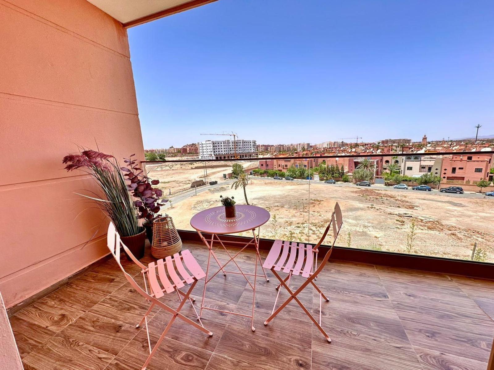Appartement Luxueux Avec Piscine 10 Minutes Du Centre Ville Marrakesh Extérieur photo